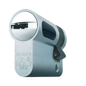 Mauer New Wave 4 halve veiligheidscilinder Nikkel SKG3