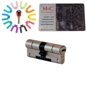 M&C Color set van 1 cilinder 32/32 met 3 sleutels SKG***